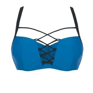 Curvy Kate Rock the Pool padded balcony bikini top